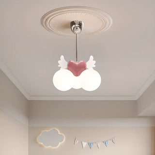 ZOWALA - Modern Heart-Shaped Globe Chandelier Image - 10