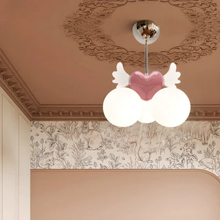 ZOWALA - Modern Heart-Shaped Globe Chandelier Image - 11