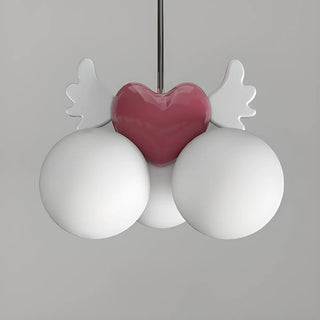 ZOWALA - Modern Heart-Shaped Globe Chandelier Image - 14