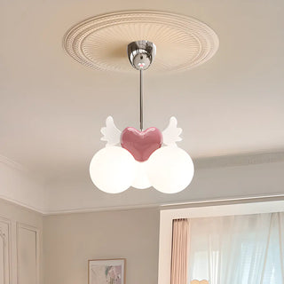 ZOWALA - Modern Heart-Shaped Globe Chandelier Image - 1