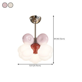 ZOWALA - Modern Heart-Shaped Globe Chandelier Image - 20