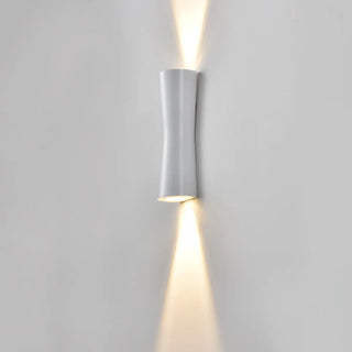 Modern Hourglass Design Up Down LED Wall Sconce Zawala Image - 10