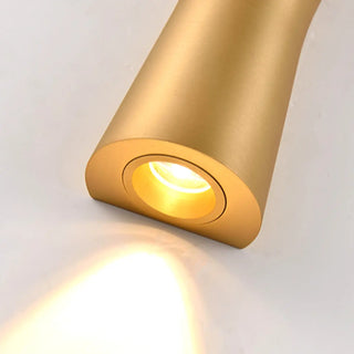 Modern Hourglass Design Up Down LED Wall Sconce Zawala Image - 16