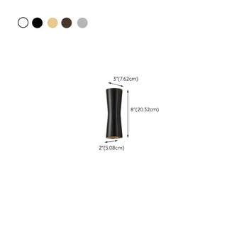 Modern Hourglass Design Up Down LED Wall Sconce Zawala #size