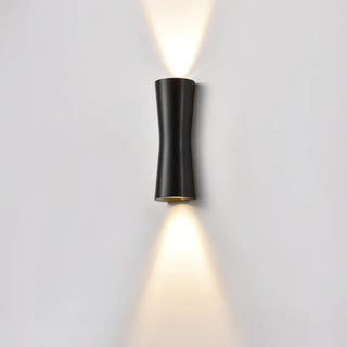 Modern Hourglass Design Up Down LED Wall Sconce Zawala Image - 5