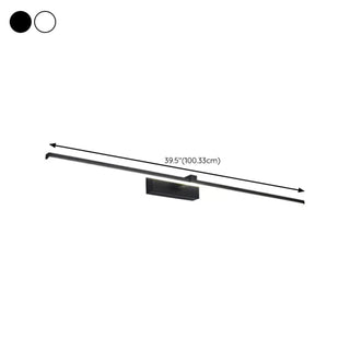 Modern Rectangular Bathroom Vanity Light Fixture Zawala #size