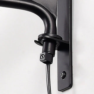 Rotating Black Geometric Modern Wall Light Fixture Zawala Image - 7