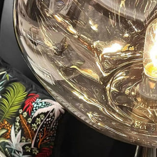 ZOWALA - Modern Unique LED Black Lava Metal Floor Lamp Image - 5