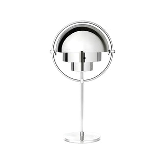 Unique Ring Silver Dome Multi-Layered Metal Table Lamp Zawala Image - 12