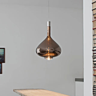 ZOWALA - Modern Glass Teardrop LED Pendant Light Flexible Length Image - 3