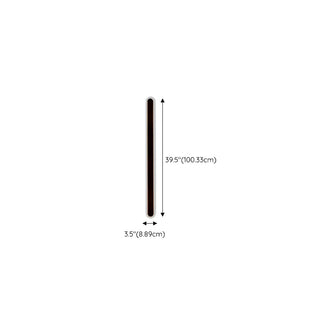Minimalist Vertical Black Acrylic Exterior Wall Light Zawala Image - 18
