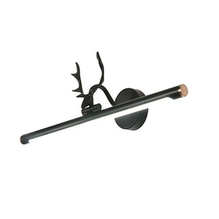 Modern Black and Gold Cylinder LED Vanity Light Zawala Image - 7