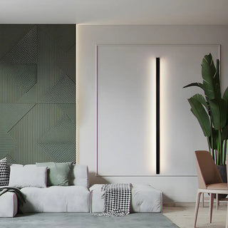 Modern Vertical Metal LED Wall Light for Home Decor Zawala Image - 1