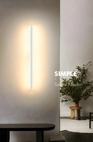 Modern Vertical Metal LED Wall Light for Home Decor Zawala Image - 14