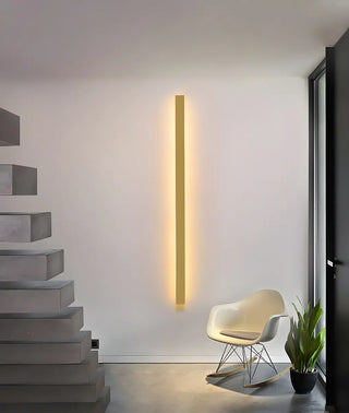 Modern Vertical Metal LED Wall Light for Home Decor Zawala Image - 15
