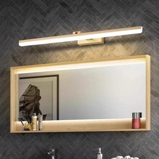 Bathroom Black Modern Linear LED Metal Vanity Light Zawala Image - 3