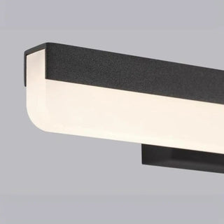 Bathroom Black Modern Linear LED Metal Vanity Light Zawala Image - 50