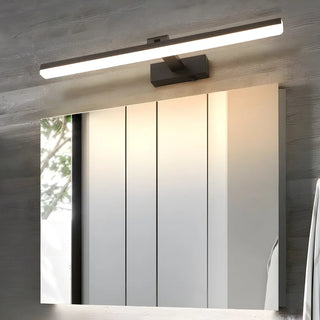 Bathroom Black Modern Linear LED Metal Vanity Light Zawala Image - 6