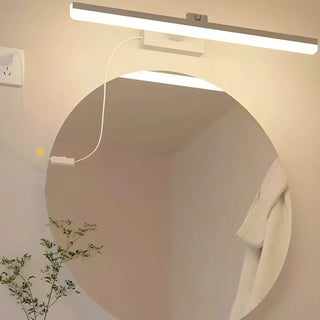 Bathroom Black Modern Linear LED Metal Vanity Light Zawala Image - 8