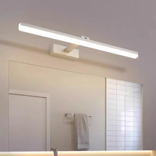 Bathroom Black Modern Linear LED Metal Vanity Light Zawala Image - 9