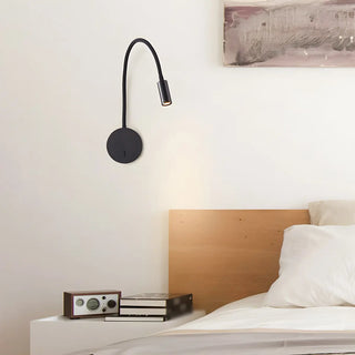 Simple Aluminum Round Small Reading Warm Wall Light Zawala Image - 1