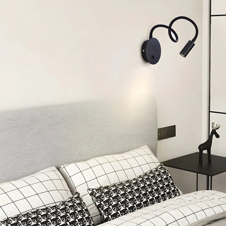 Simple Aluminum Round Small Reading Warm Wall Light Zawala Image - 2