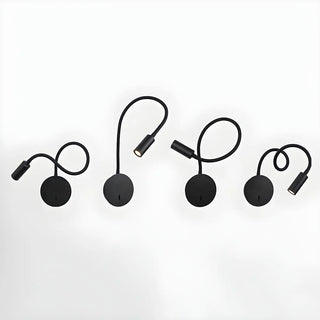 Simple Aluminum Round Small Reading Warm Wall Light Zawala Image - 9