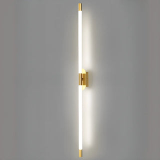 Modern Linear Metal LED Wall Light Fixture Gold Zawala Image - 10