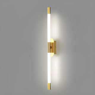 Modern Linear Metal LED Wall Light Fixture Gold Zawala Image - 8