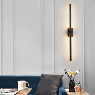 ZOWALA - Modern Minimalist Black Vertical Wall Vanity Light Image - 1