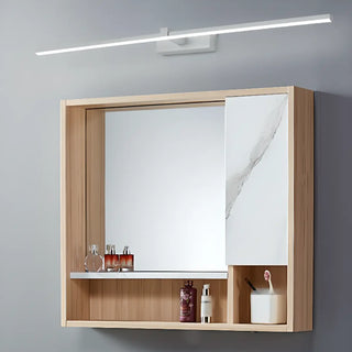 Extra Wide Black LED Bathroom Vanity Mirror Light Zawala Image - 3