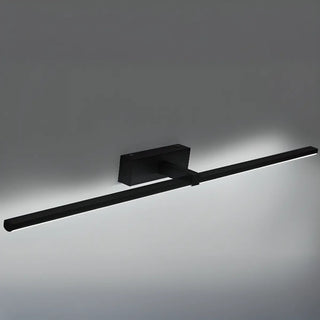Extra Wide Black LED Bathroom Vanity Mirror Light Zawala Image - 9