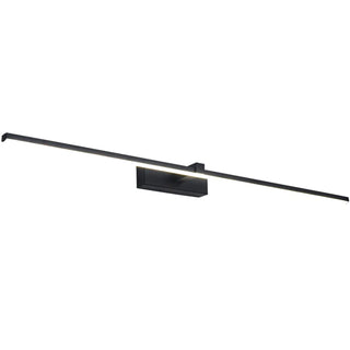 Extra Wide Black LED Bathroom Vanity Mirror Light Zawala Image - 12