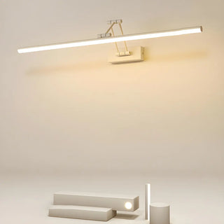 White Adjustable Modern Linear Metal Vanity Light Zowala Image - 1