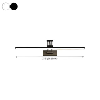 White Adjustable Modern Linear Metal Vanity Light Zowala #size