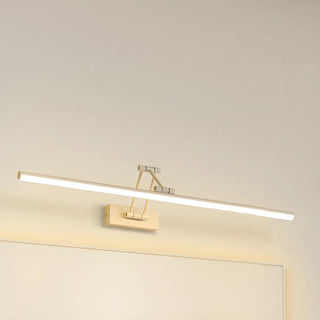 White Adjustable Modern Linear Metal Vanity Light Zowala Image - 3