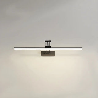 White Adjustable Modern Linear Metal Vanity Light Zowala Image - 6