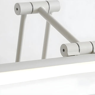 White Adjustable Modern Linear Metal Vanity Light Zowala Image - 8