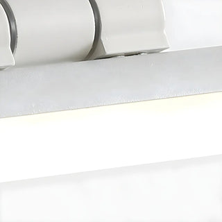 White Adjustable Modern Linear Metal Vanity Light Zowala Image - 9
