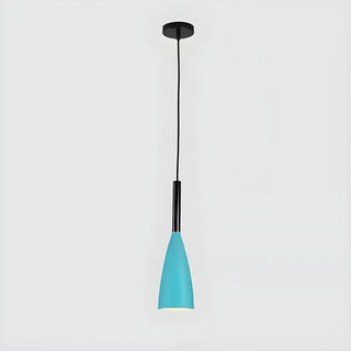 ZOWALA - Modern Macaron Colorful Cone Dining Room Pendant Light Image - 10