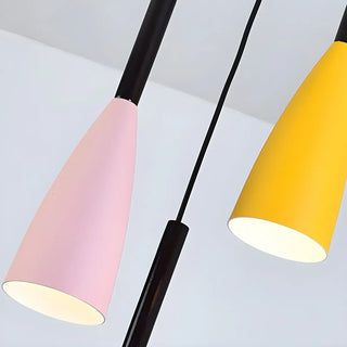 ZOWALA - Modern Macaron Colorful Cone Dining Room Pendant Light Image - 15