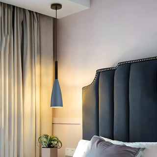 ZOWALA - Modern Macaron Colorful Cone Dining Room Pendant Light Image - 4