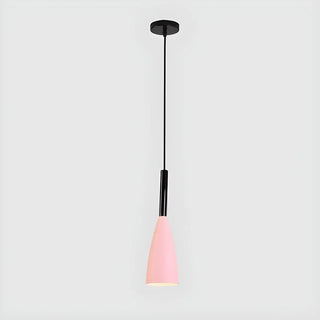 ZOWALA - Modern Macaron Colorful Cone Dining Room Pendant Light Image - 9