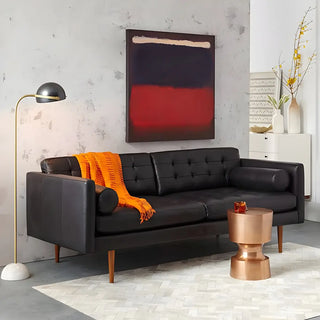 Modern Marble Base Black Dome Metal Floor Lamp Zawala Image - 3