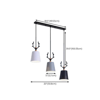 ZOWALA - Modern 3-Light Cone Kitchen Island Pendant Lights Image - 16