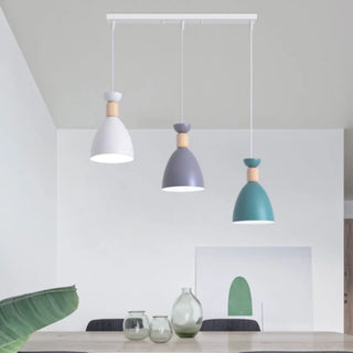 ZOWALA - Modern 3-Light Cone Kitchen Island Pendant Lights Image - 2