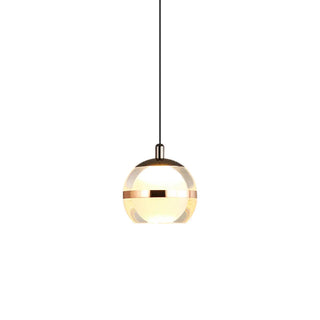 ZOWALA - Modern Minimalist Acrylic Glass Globe LED Pendant Light Image - 5