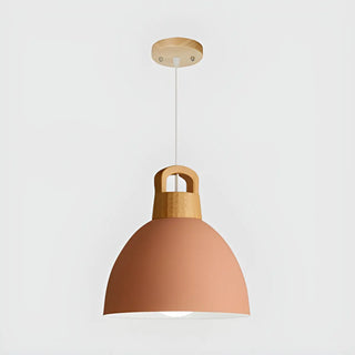 ZOWALA - Modern Colorful Metal Dome Dining Room Pendant Light Image - 10