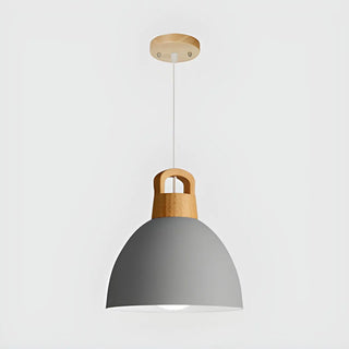ZOWALA - Modern Colorful Metal Dome Dining Room Pendant Light Image - 9