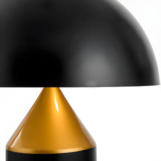 Modern Black Dome Geometric Metal Bedroom Table Lamp Zawala Image - 10